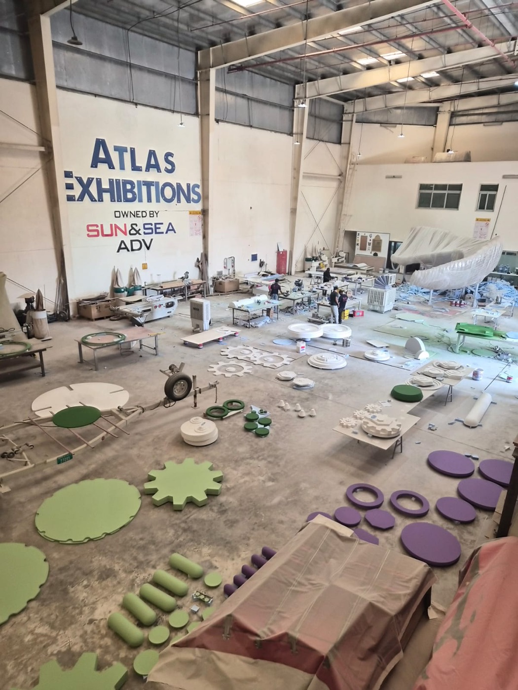 The Atlas production floor in Sharjah